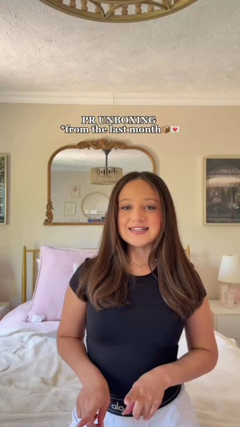 Instagram post by @sophia.castiblanco for L'OCCITANE en Provence. Caption reads: favorite day of the month💌 #prunboxing....