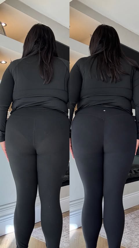 Instagram post by @lux_island for Halara. Caption reads: Ad The @halara_official bum sculpting & lifting....