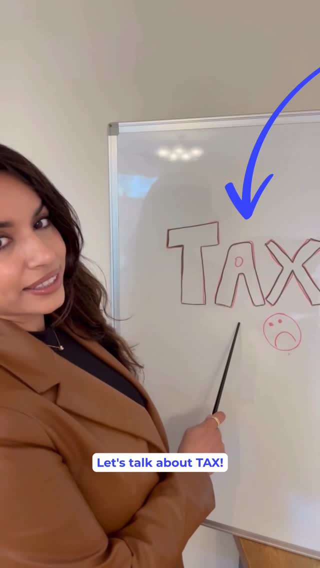 Instagram post by @harpsi_kaur for Tide. Caption reads: Let’s see how many other forms of tax we can name....