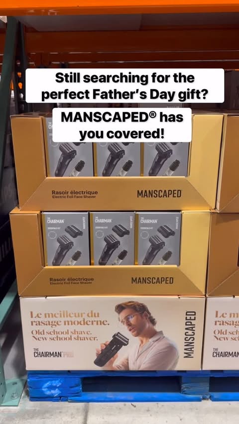 Instagram post by @costcofindsca for MANSCAPED. Caption reads: [...] Pro Essentials Kit by @manscaped for $40 OFF....