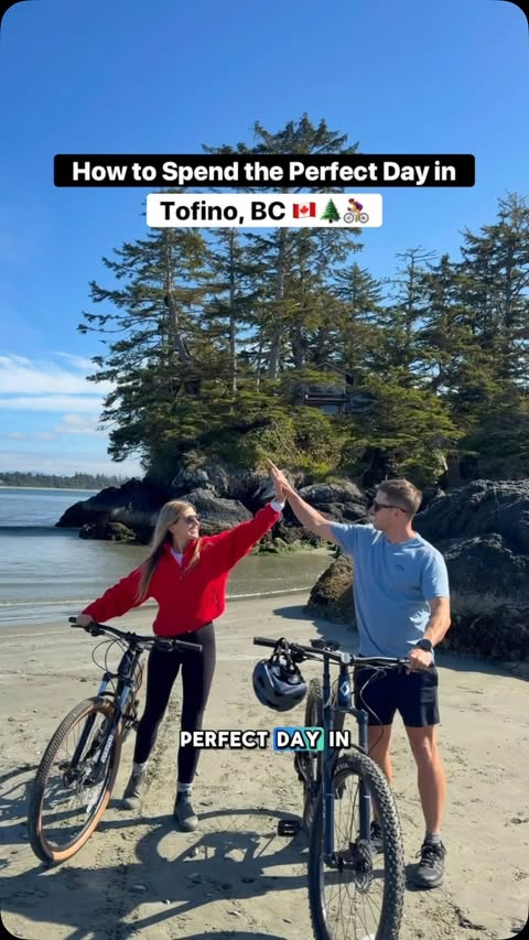 Instagram post by @megsandpat for Sport Chek. Caption reads: [...] We just got new Diamondback bikes from Sport....