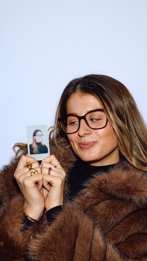 Instagram post by @tabithamy1 for Vision Express. Caption reads: ad come with me to unlock a whole new....