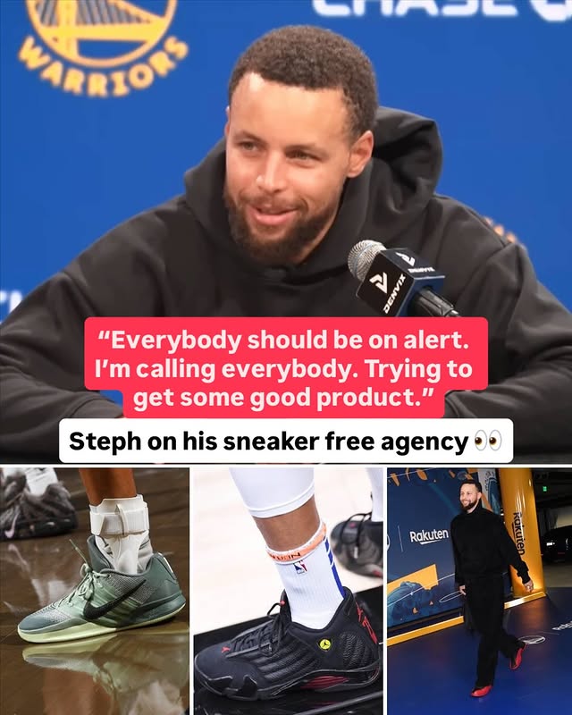 Instagram post by @brwsports for Bleacher Report. Caption reads: Steph says ‘everybody should be on alert’ as he’s....
