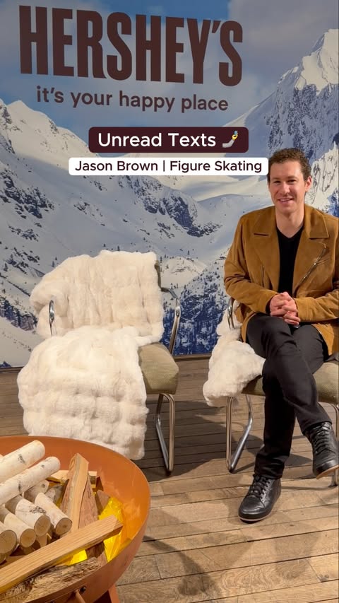 Instagram post by @jasonbskates for HERSHEY'S Chocolate. Caption reads: We all have that one person who sends the perfect....