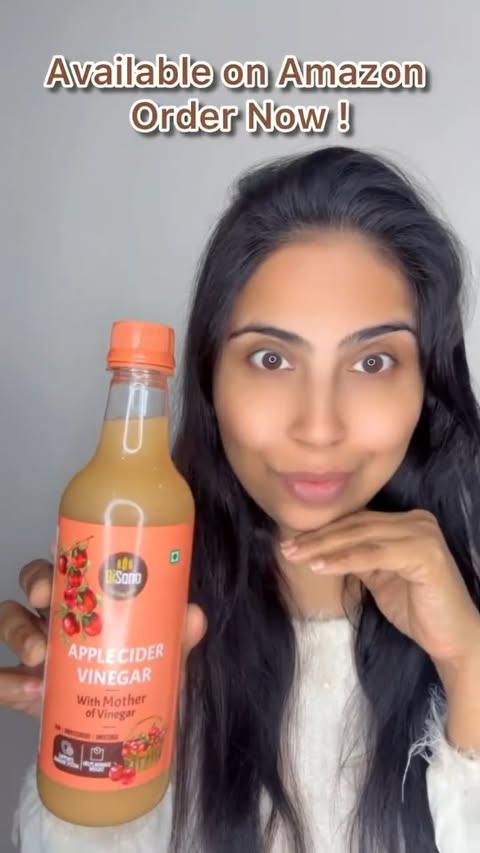 Instagram post by @manyakauroberoi for DiSano. Caption reads: Nourish your body inside and out with DiSano Apple....