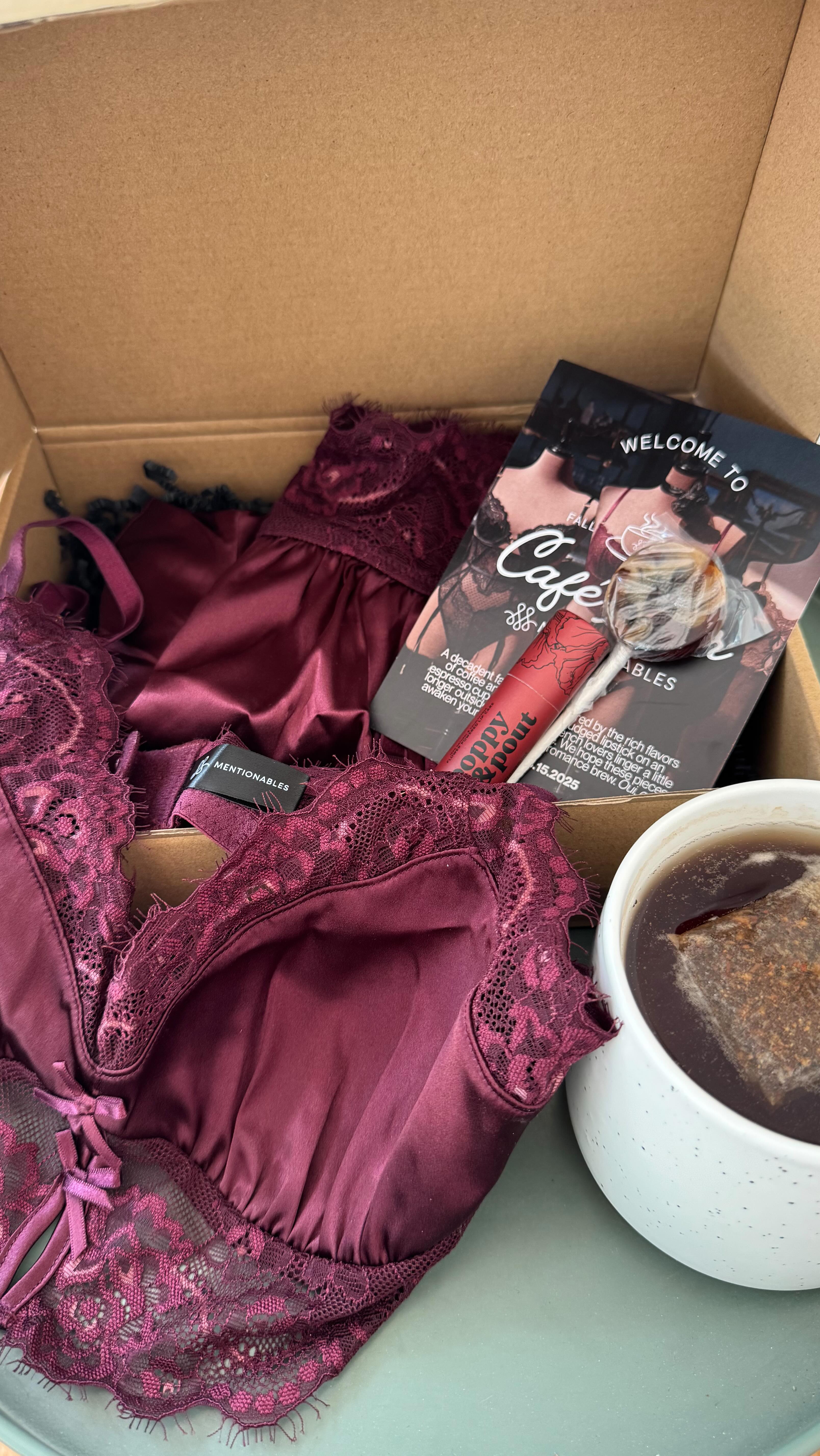 Instagram post by @sarah_beth_sutter for Mentionables. Caption reads: @mentionables is a model-free lingerie company....