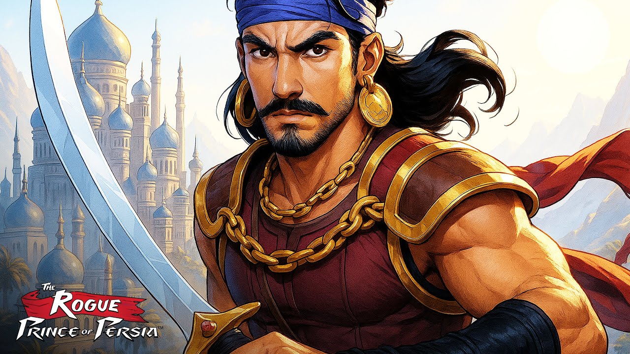 YouTube post by an influencer for Shop Titans. Caption reads: Buy The Rogue Prince of Persia here: Thank you....