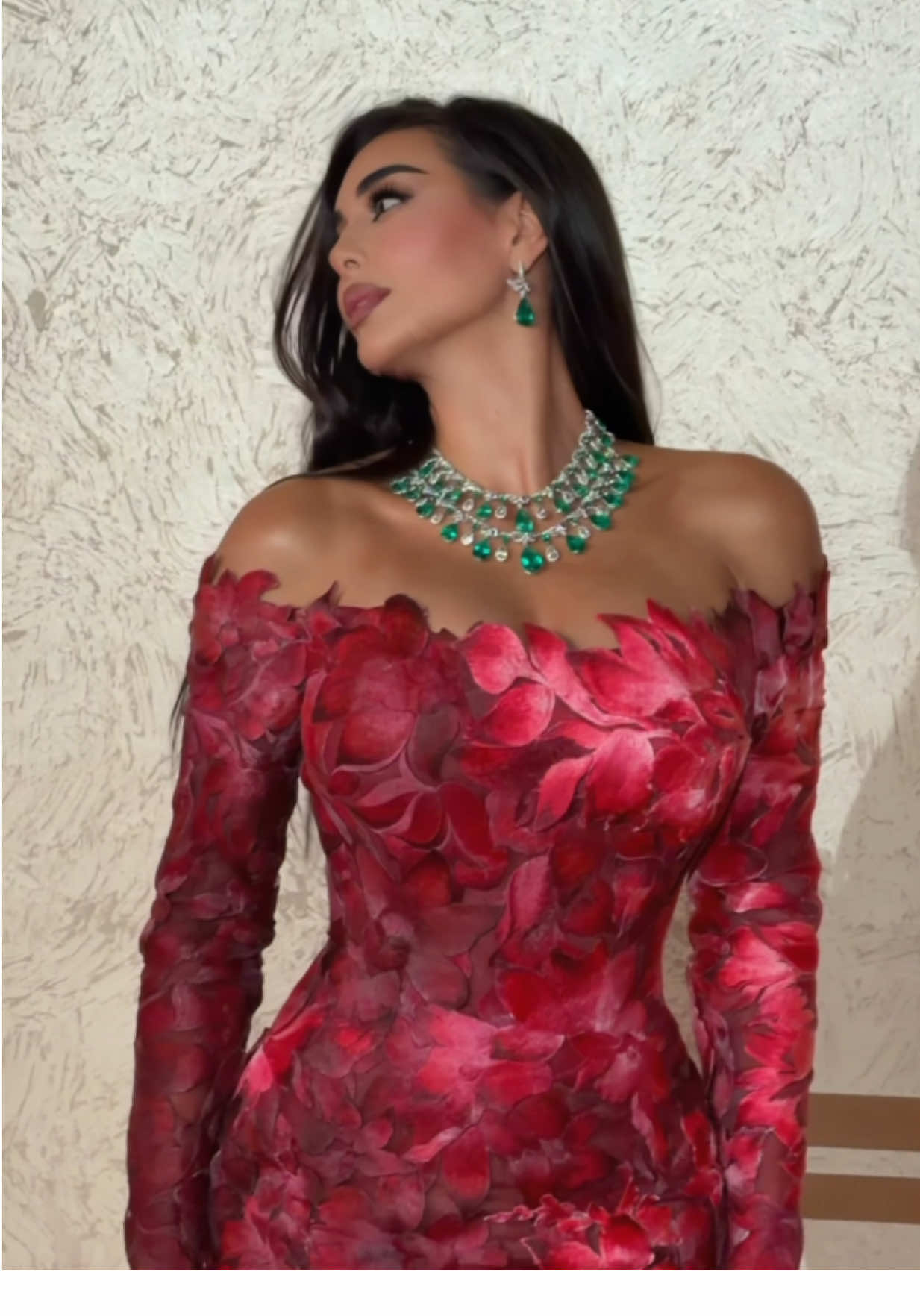 TikTok post by @yasmine_sabri for Chopard. Caption reads: Love ❤️ Thank you Red Sea FF ❤️ Thank you my love....