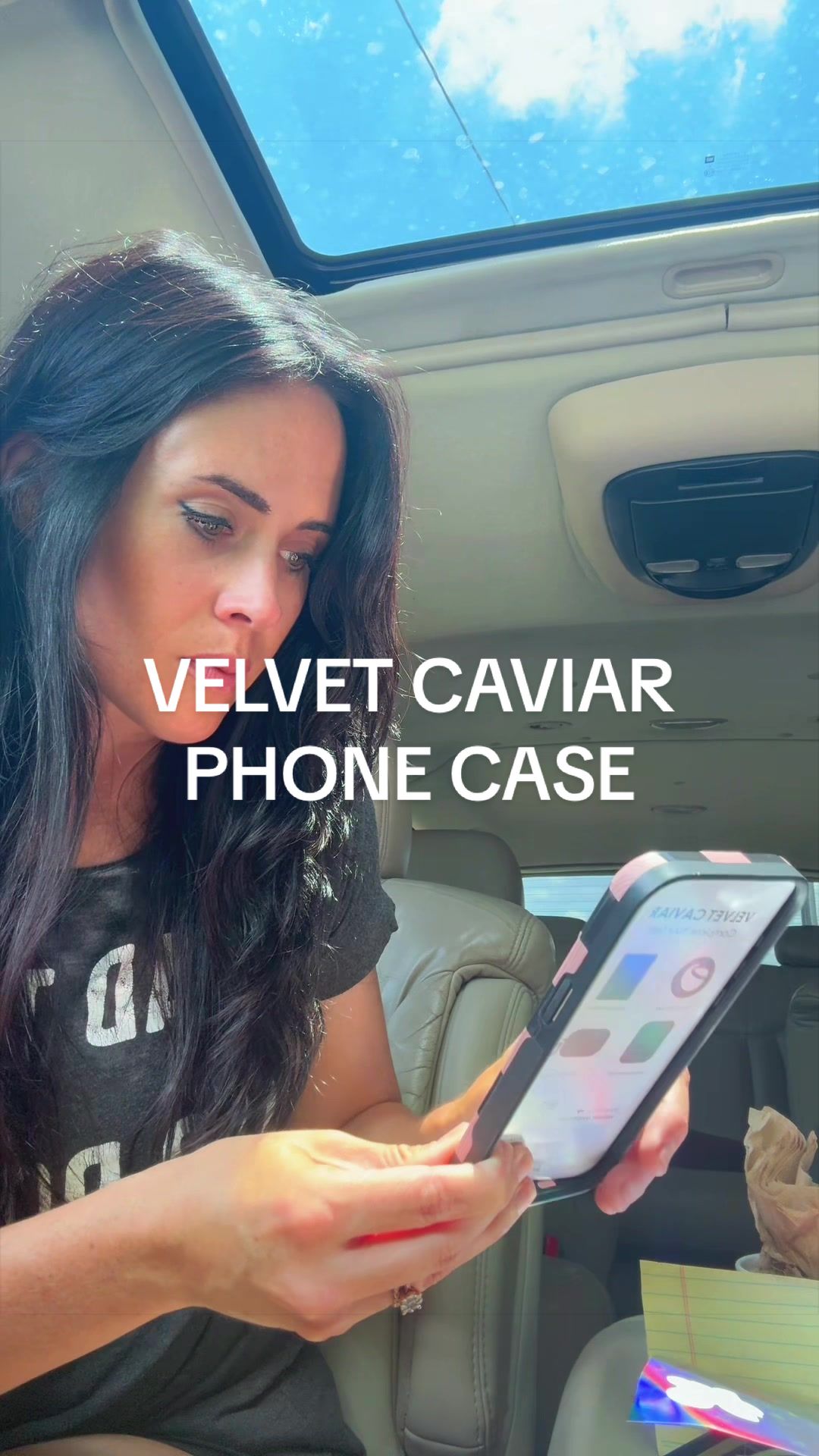 TikTok post by @nicolefoster.89 for VELVET CAVIAR. Caption reads: Stand out, be you ✌🏻@Velvet Caviar has the cutest....