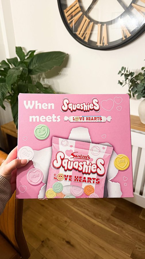 Instagram post by @ada_arthur_and_mummy for Swizzels. Caption reads: 💕 The most adorable PR package came this week....