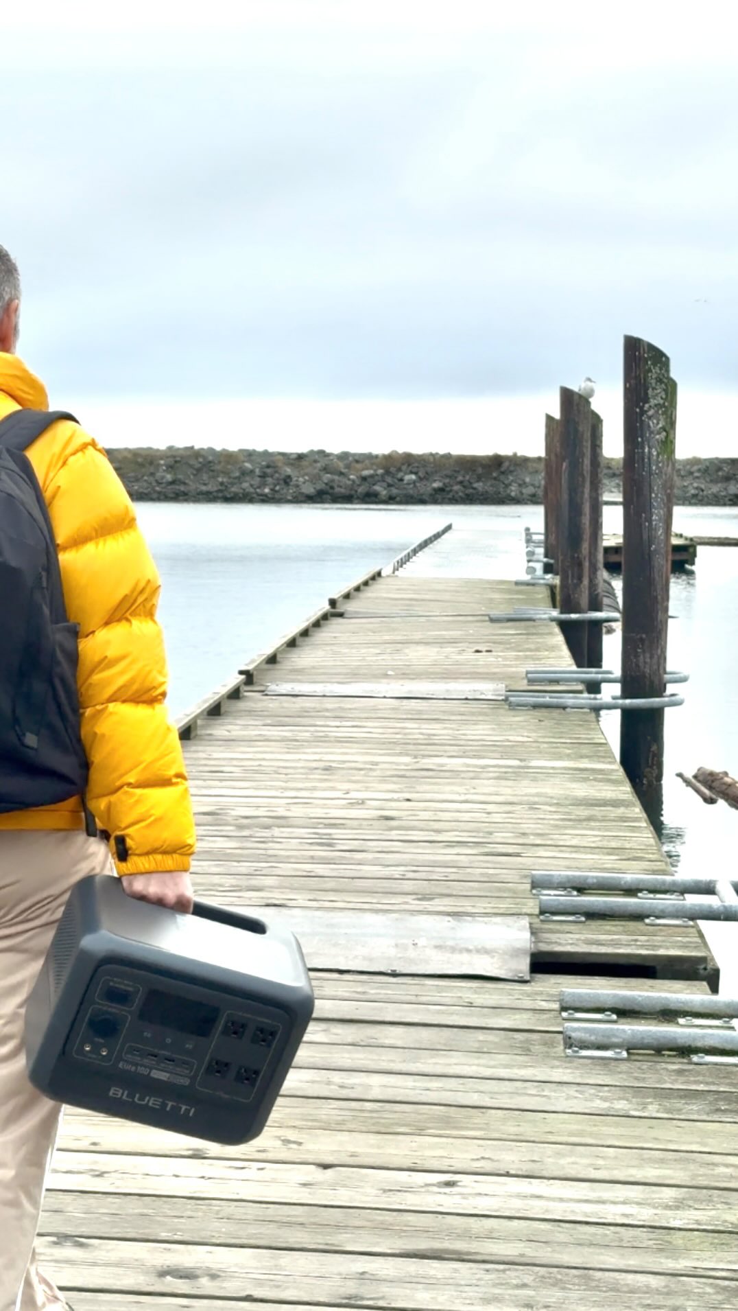 Instagram post by @vicitymood for BLUETTI. Caption reads: BLUETTI Elite 100 V2 Portable Power Station
We....