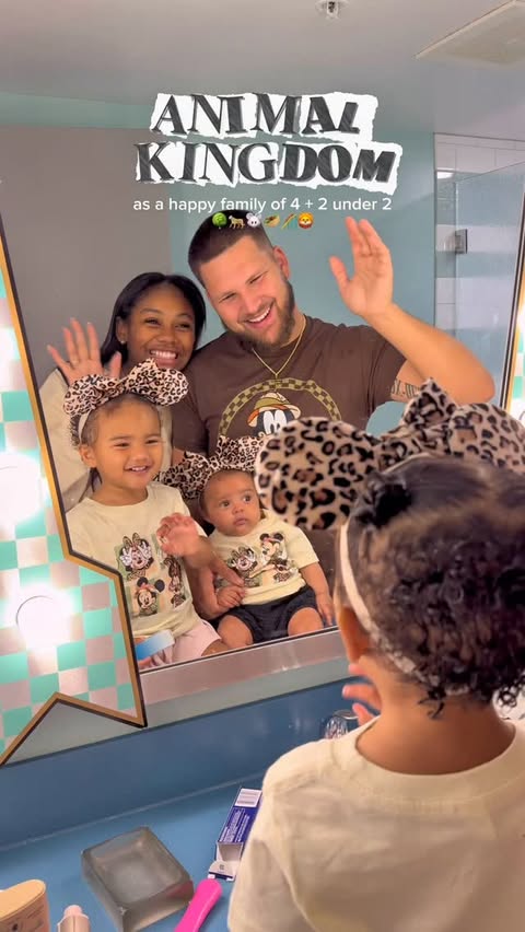 Instagram post by @meettheseguras for Disney Parks. Caption reads: [...] #2under2 #happylife @meettheseguras....