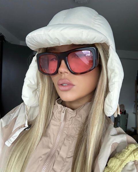 Instagram post by @steezyy_steve_ for QUAY. Caption reads: Styling my QUAY / GUIZIO sunglasses for PFW....