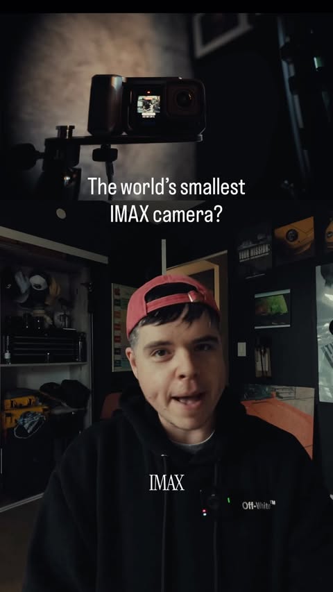 Instagram post by @impatrickt for GoPro. Caption reads: Small camera for the big screen. @gopro Could this....