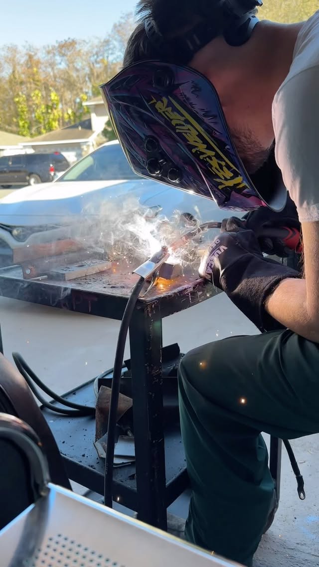 Instagram post by @awesomewheelsofficial for YesWelder. Caption reads: [...] was a success! Loving the feel of the....