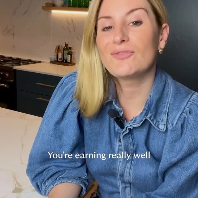 Instagram post by @zoeblaskey for LADbible. Caption reads: AD. You’re earning well and chasing big goals -....