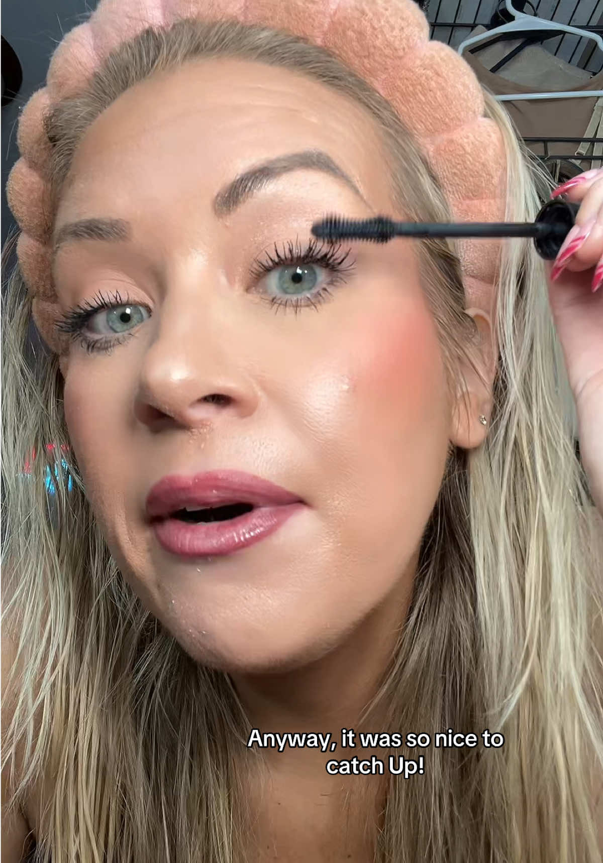 TikTok post by @itsmandymorrell for Milani Cosmetics. Caption reads: [...] @makeupbymario lip liner @Milani Cosmetics....