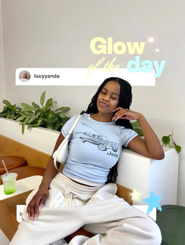 Instagram post by @luuyyanda for NIVEA South Africa. Caption reads: [...] in your glow for the summer!☀️....