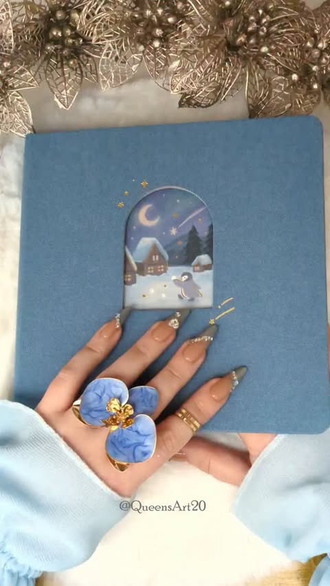 Instagram post by @queensart20 for The Washi Tape Shop. Caption reads: [...] ✨ Dream 🩵 
Beautiful tapes from....