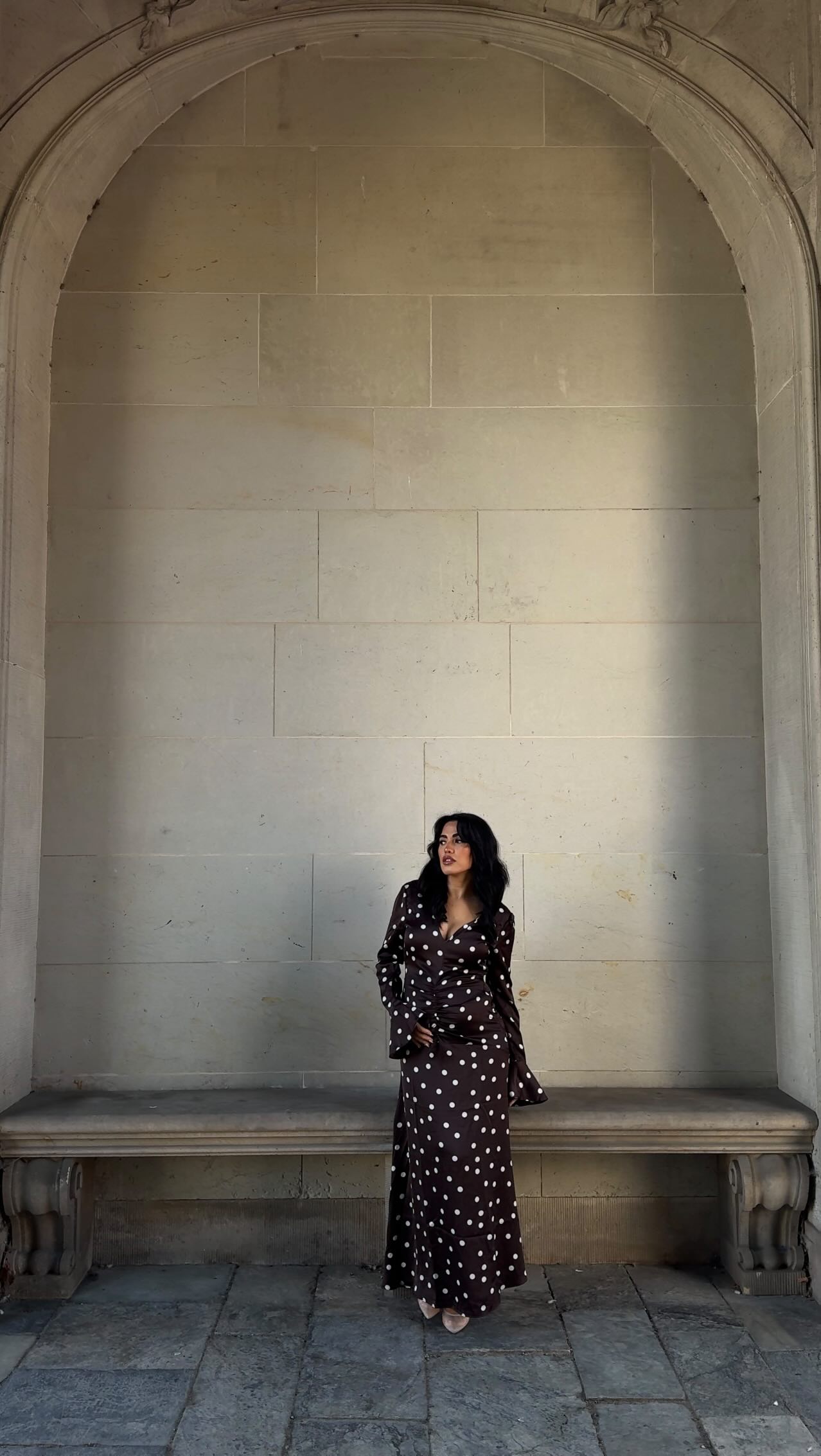 Instagram post by @nehidmoolawi for Bubbleroom. Caption reads: In paid partnership with @bubbleroom 

Stepping....