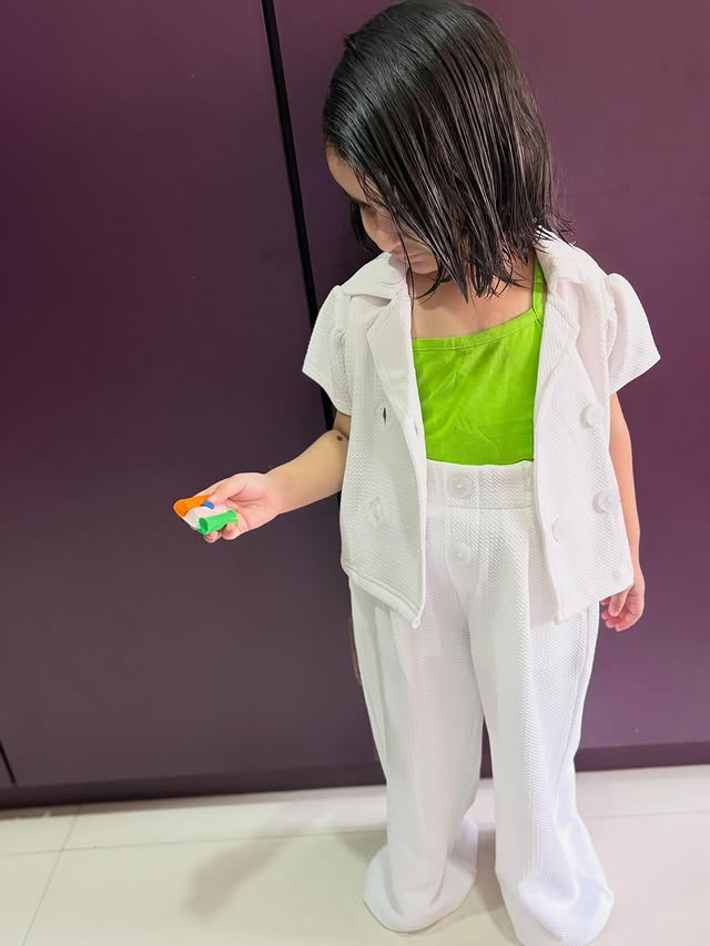 Instagram post by @sabaladhascribbles for FirstCry. Caption reads: #collaboration with @firstcryindia 

The Spirit of....