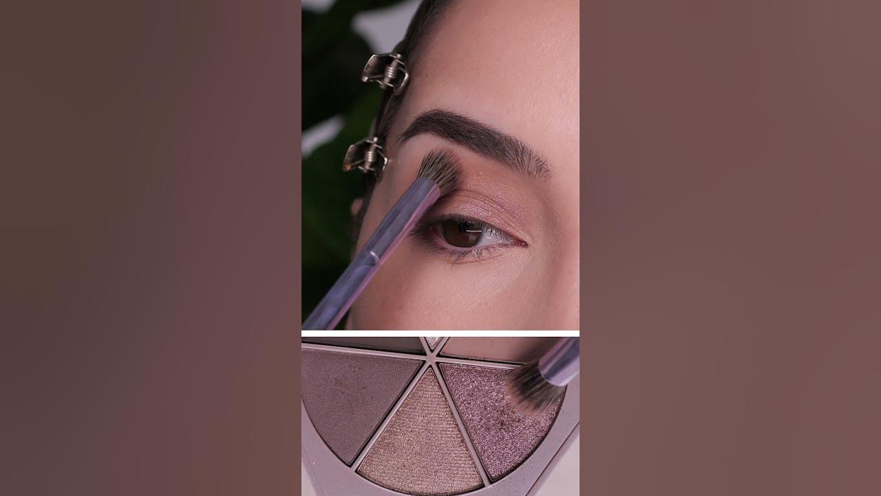 YouTube post by @AshleyKaylaMakeup for EM Cosmetics. Caption reads: Easy Everyday Eyeshadow Look Using the Em....