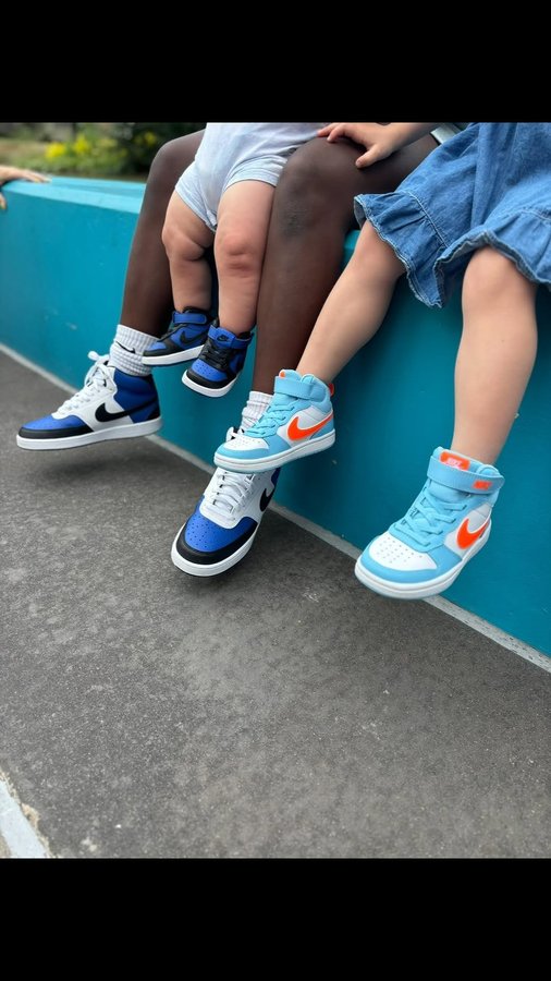 Instagram post by @justharveyfamily for Rack Room Shoes. Caption reads: Back to School season is HERE and in our family we....