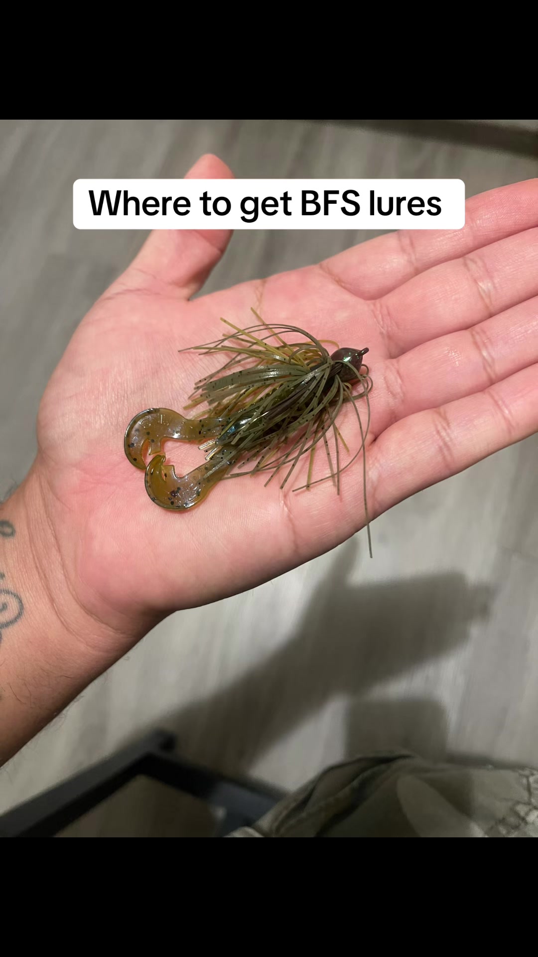 TikTok post by @thebassboss1 for 6th Sense Fishing. Caption reads: [...] @Z-Man Fishing Products @6th Sense Fishing....