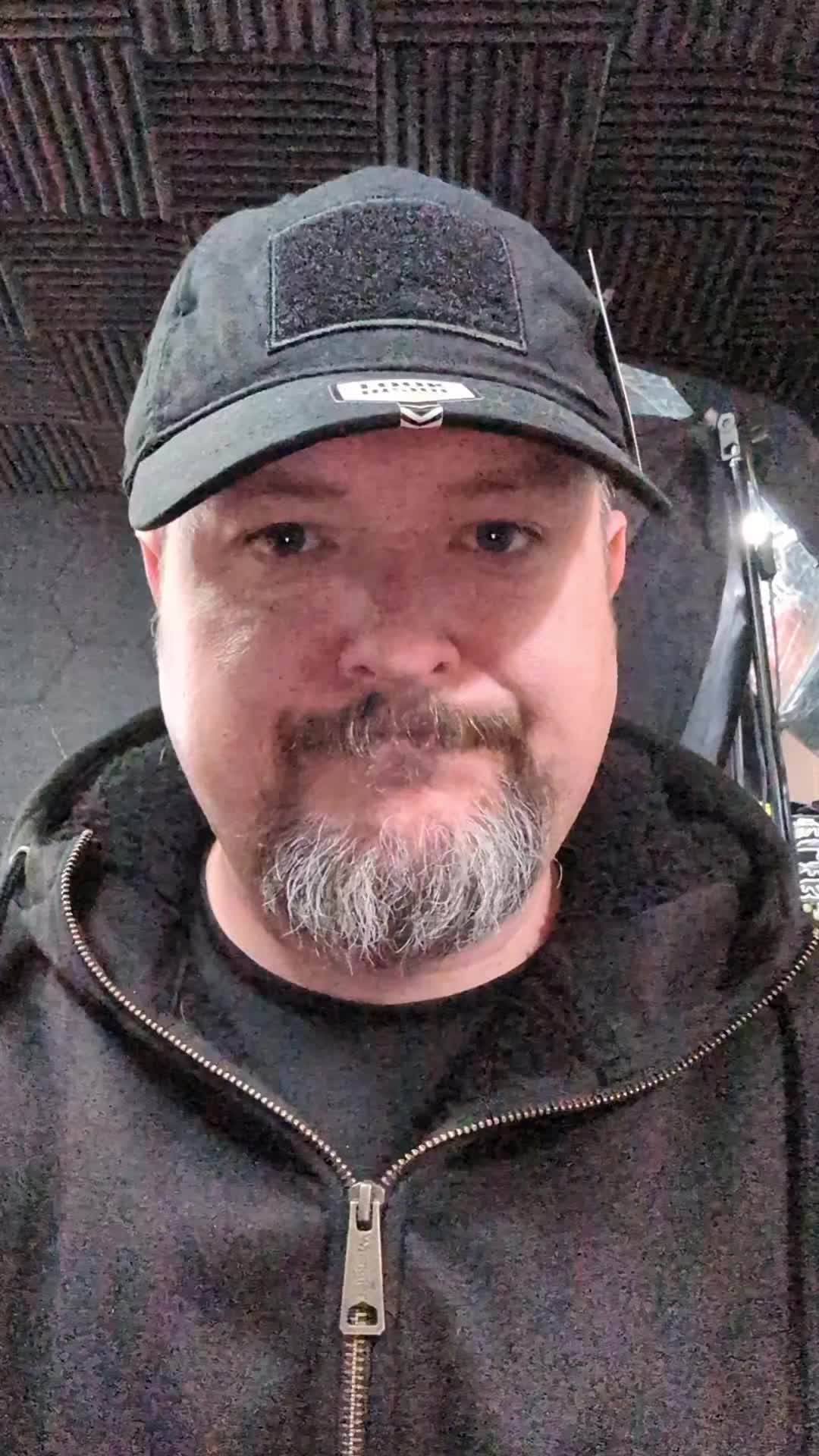 TikTok post by @secretsquirrelccwutah for BattlBox. Caption reads: [...] #veteran #camping #fishing #hiking @BattlBox....