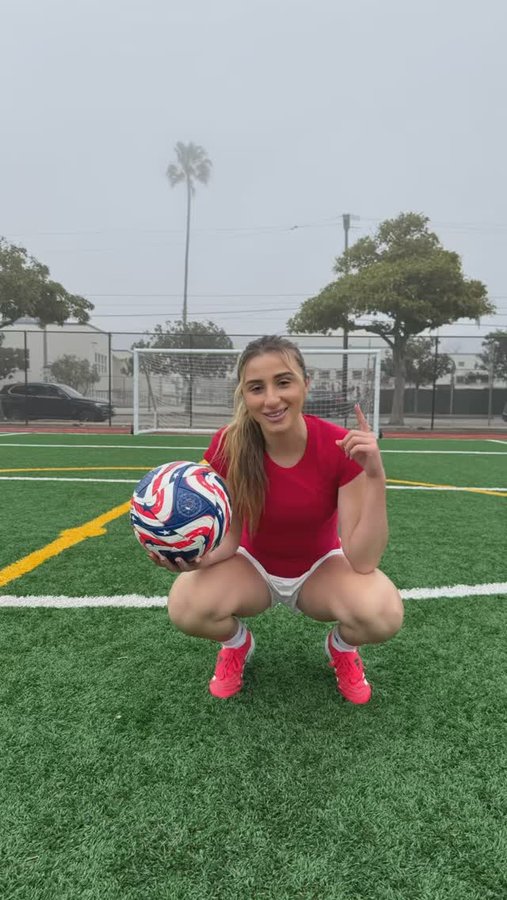 Instagram post by an influencer for adidas Football. Caption reads: [...] World Cup Match Ball?! 🤯 @adidasfootball....