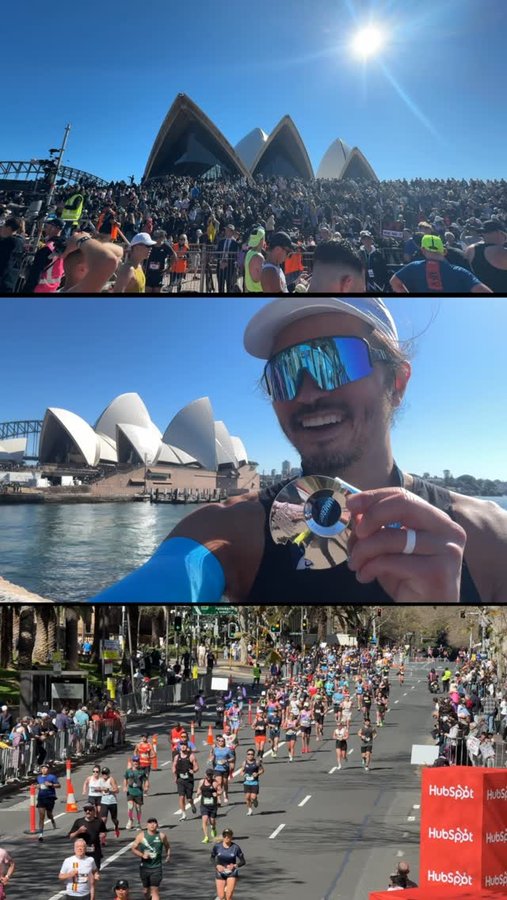 Instagram post by @kofuzi for SOAR Running. Caption reads: Five Days in Sydney with Soar . I went to....