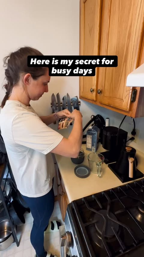 Instagram post by @juliakernski for Kodiak Cakes. Caption reads: [...] faster. I’ve been prepping @kodiakcakes....