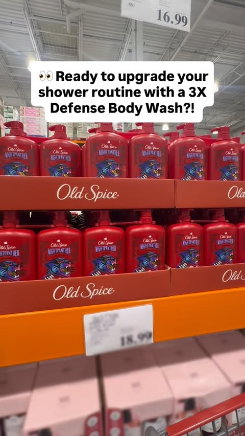 Instagram post by @costcofindsca for Old Spice. Caption reads: #OldSpicePartner Find the @oldspice Nightpanther....
