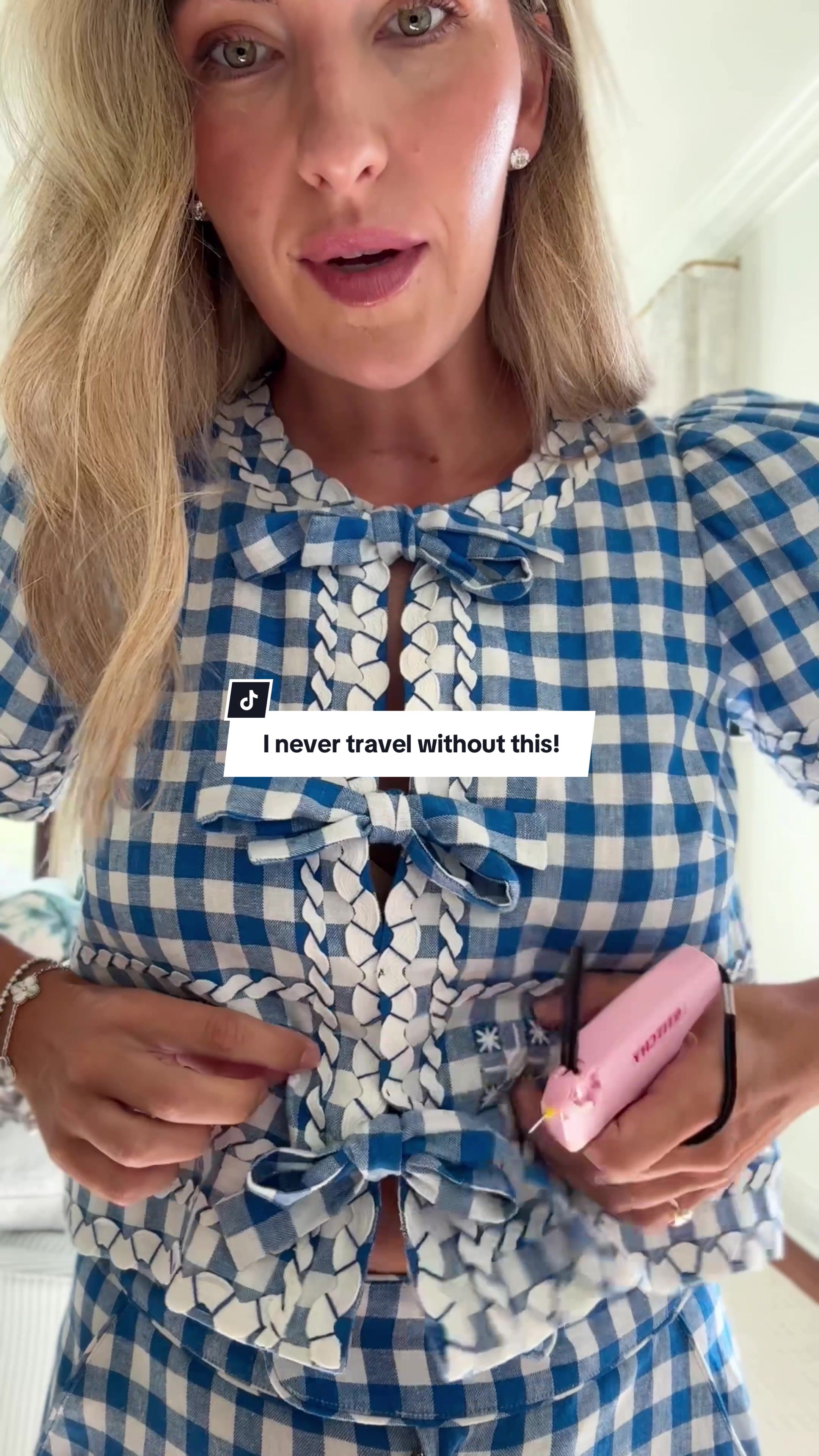 TikTok post by @megan.stokes.1 for Shop Tucky. Caption reads: [...] this video is a miracle in itself 🤣 @Shop....