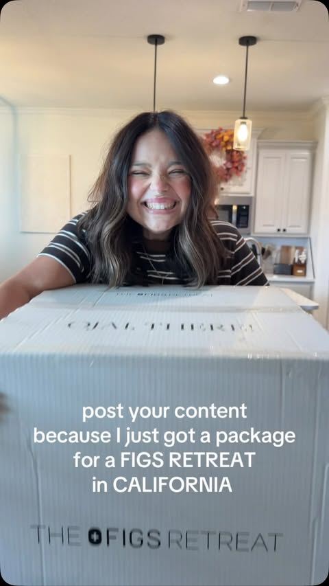 Instagram post by @shelby_denae for FIGS. Caption reads: [...] changed my life. SEE U SO SOON @wearfigs....
