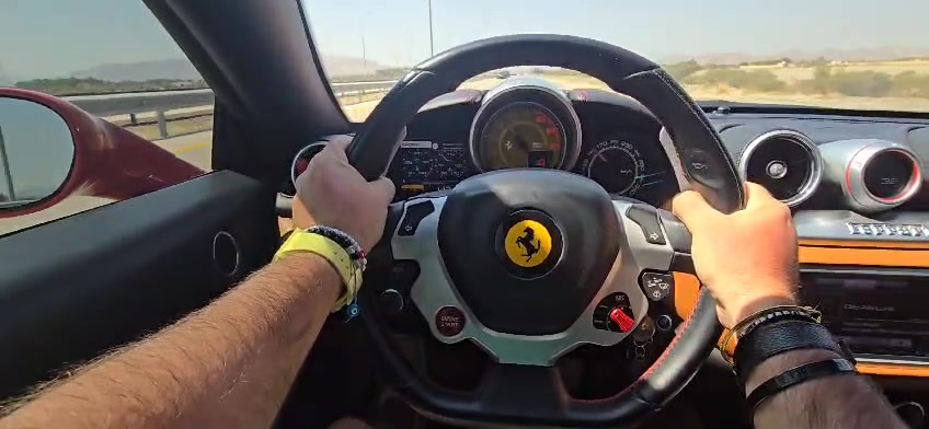 TikTok post by @maurosasso.built for Ferrari. Caption reads: Speed isn’t just a number, it’s the Ferrari way of....