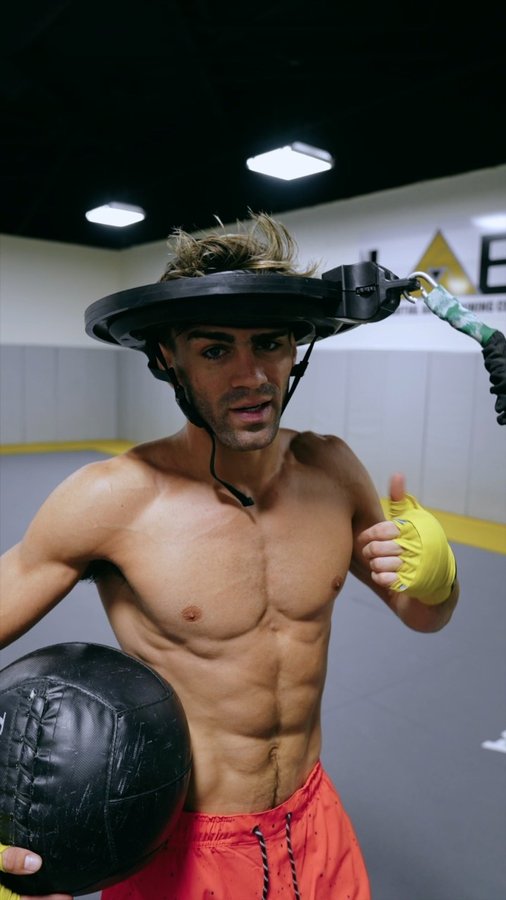 Instagram post by @bmeredith001 for Iron Neck. Caption reads: Like i said in the video, @theironneck has become....