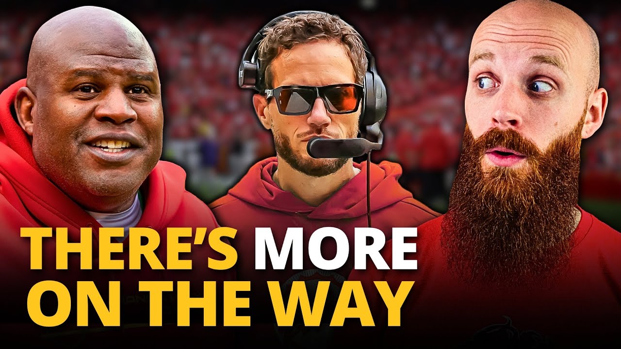 YouTube post by @hbtCHIEFS for Underdog Fantasy. Caption reads: The Chiefs are shaking things up and it's only the....