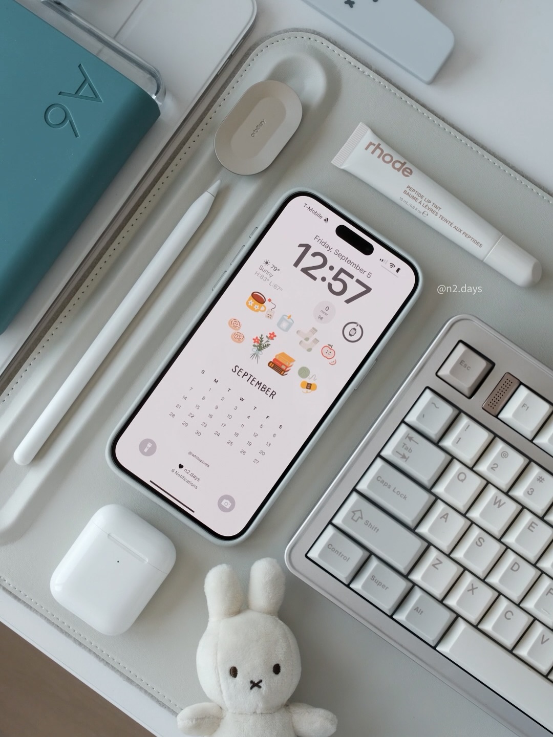 Instagram post by @n2.days for Orbitkey. Caption reads: September’s off to such a great start — the....