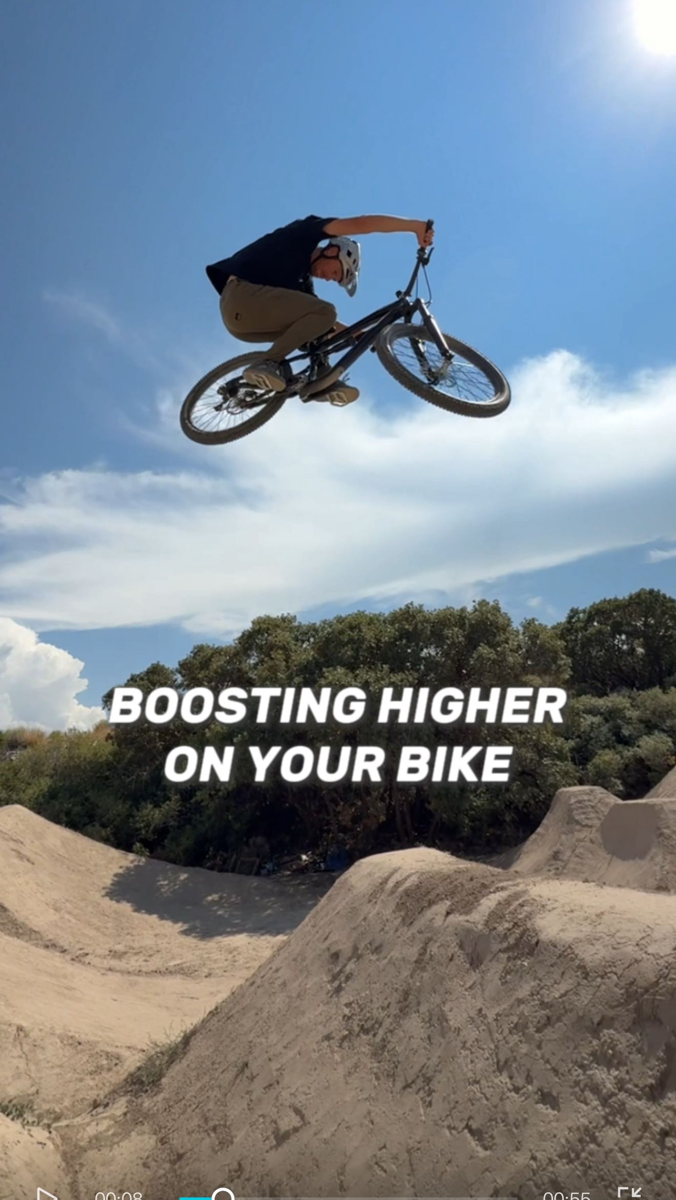 Instagram post by @christian.peper for Nordic Naturals. Caption reads: Jumping higher on your bike doesn’t have to be....