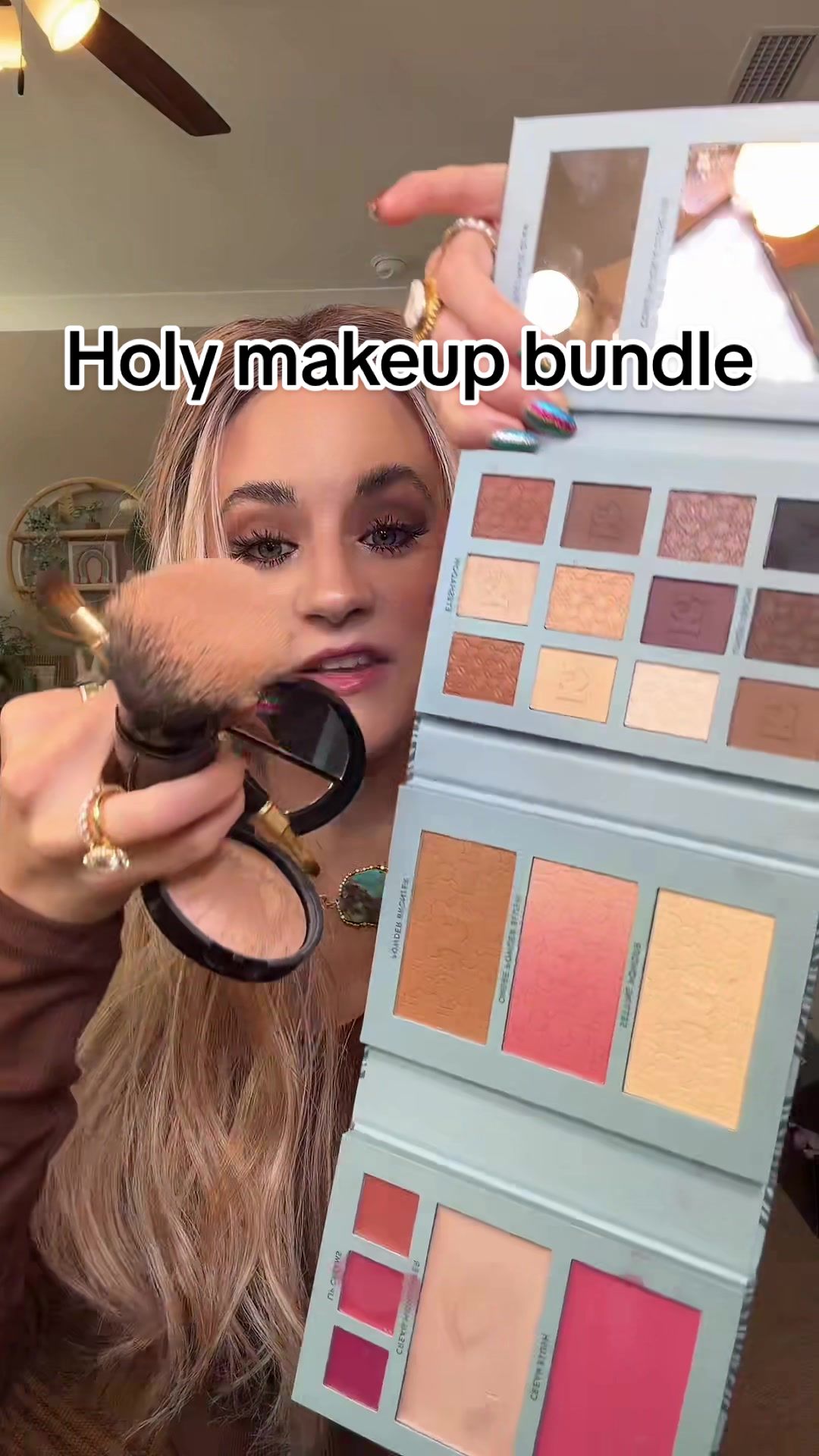 TikTok post by @sammycakes2020 for – Laura Geller. Caption reads: [...] deal. #makeupdeal #makeupbundle....