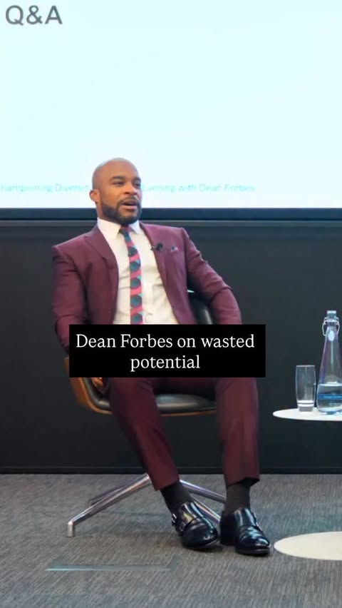 Instagram post by @forbesfamilygroup for Bloomberg. Caption reads: Dean Forbes believes the greatest waste in the....