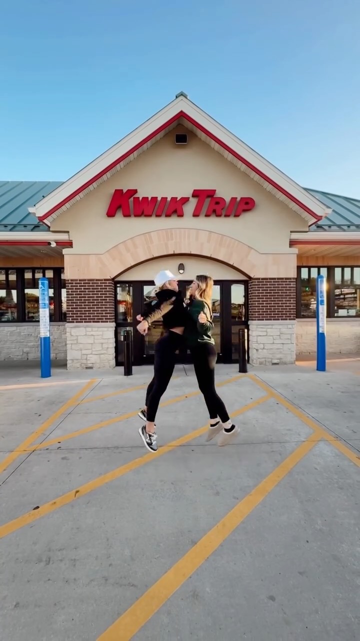 Instagram post by @kellywhipplebowling for Kwik Trip. Caption reads: The Bake Sale is BACK 👏 3-pack of premium donuts....