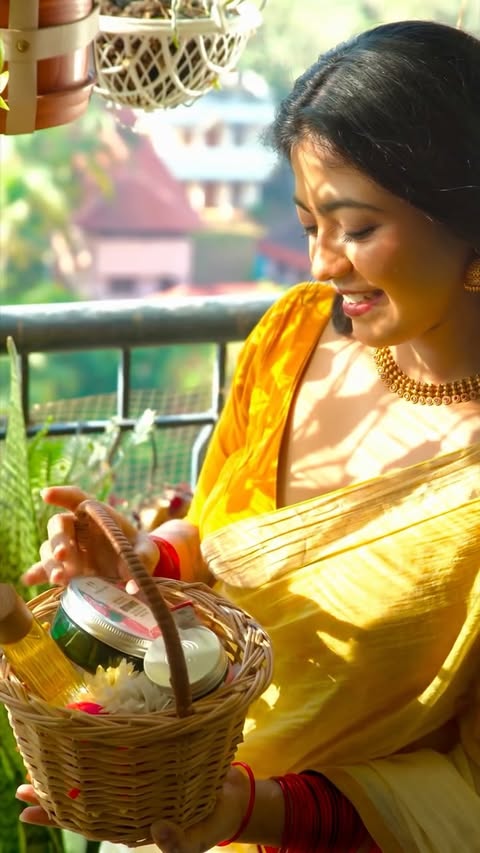 Instagram post by @pooja_ramesh for The Body Shop. Caption reads: [...] celebration.
Celebrate Pongal beautifully....