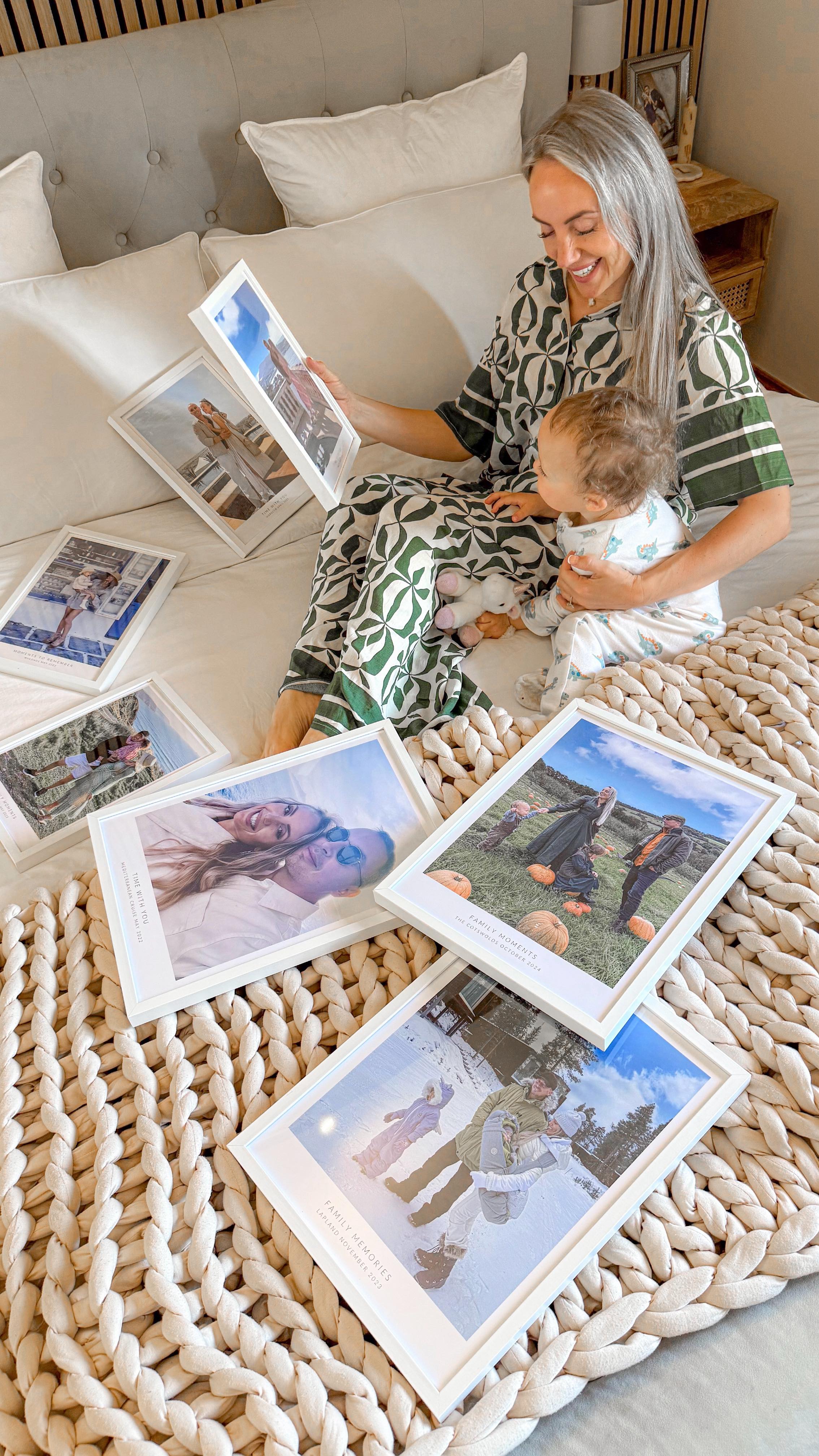 Instagram post by @globetrotterswanderlust for Poster Store. Caption reads: We’ve seen deserts glowing under Moroccan....