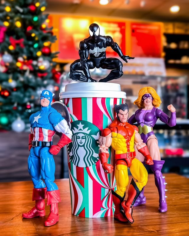 Instagram post by @spiderman_1974 for Hasbro Pulse. Caption reads: Sunday mornings call for a little peace, some....