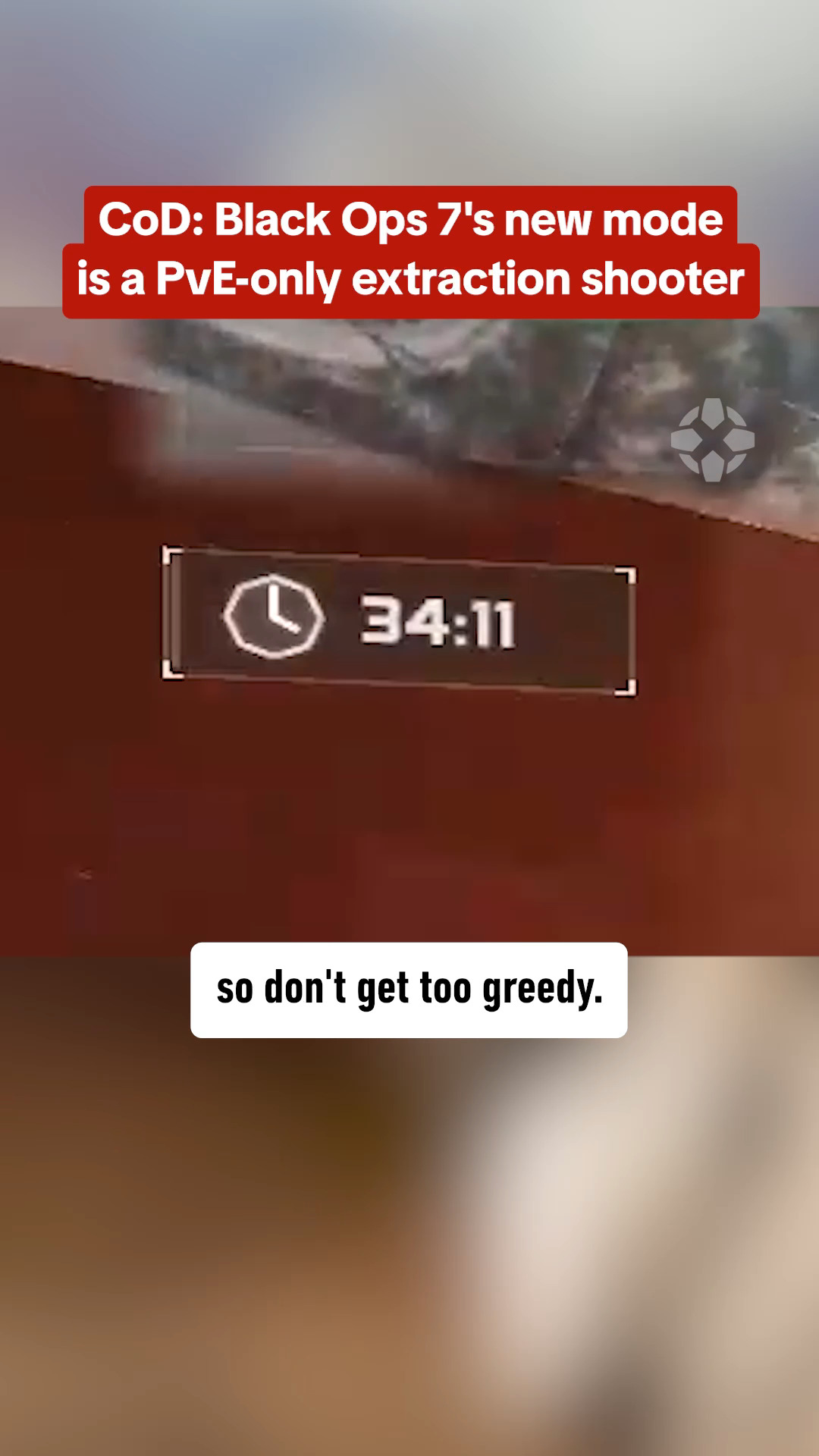 Instagram post by @igndotcom for Xfinity. Caption reads: Call of Duty: Black Ops 7 is almost here, so we....