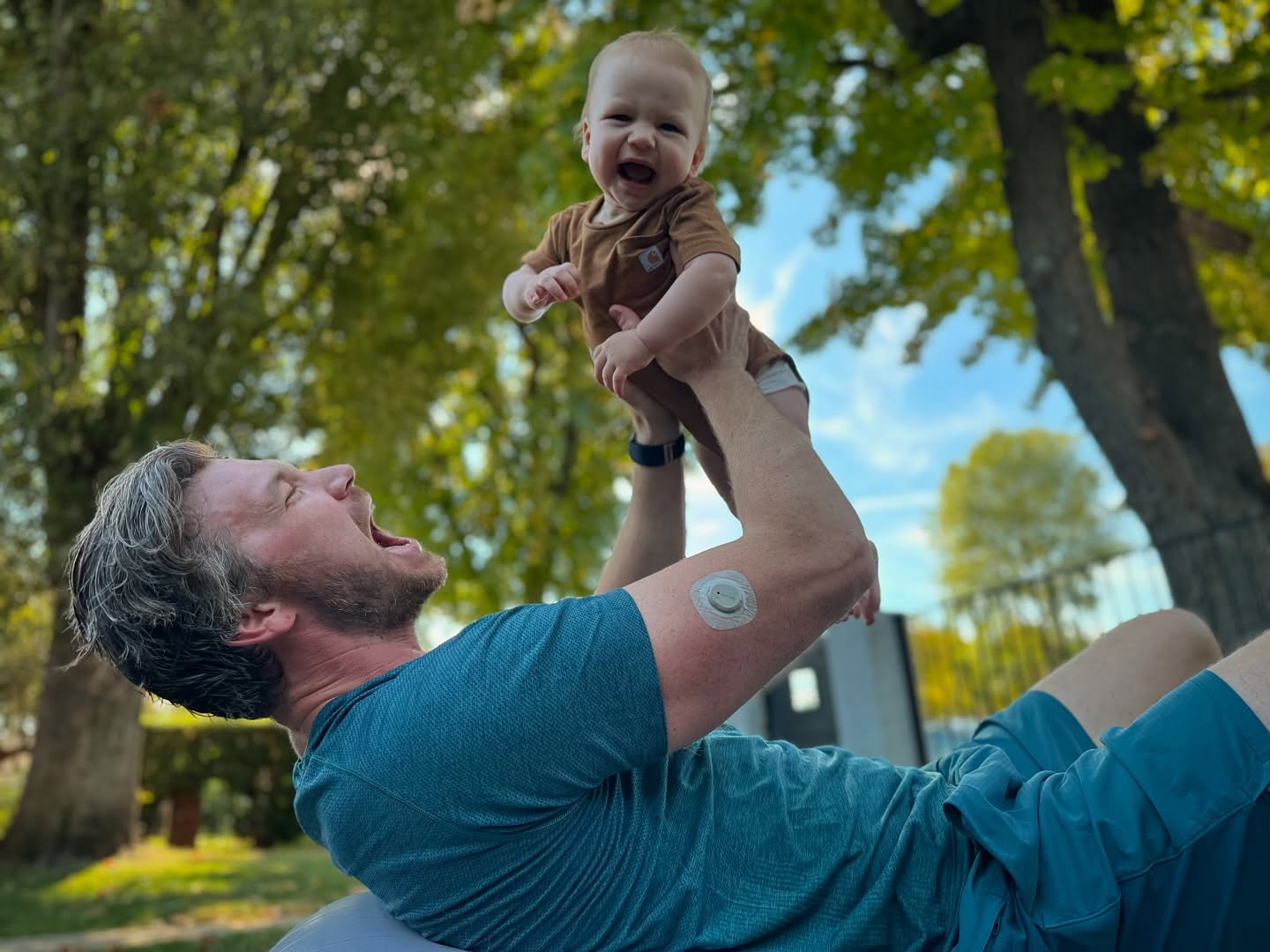 Instagram post by @derektheler for Dexcom. Caption reads: It’s National Diabetes Awareness Month and I’m....
