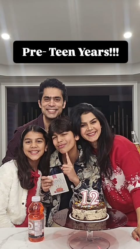 Instagram post by @sugandha1anand for Baskin-Robbins. Caption reads: 12 years of arguing with a mini version of myself....