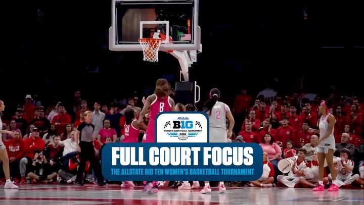 Instagram post by @bigtennetwork for Allstate. Caption reads: [...] from the past week 🎬🔥 #B1GWBB x @allstate.